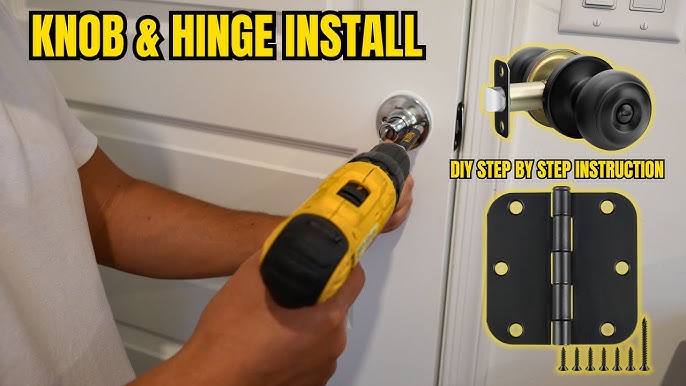 How to Drill a Hole for Door Knob
