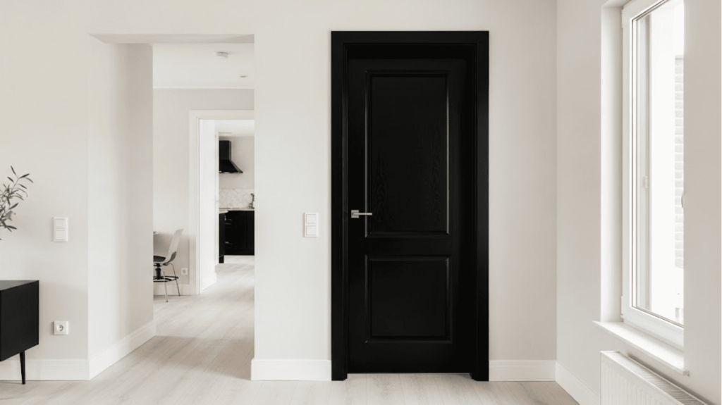 How to Paint Interior Doors Black
