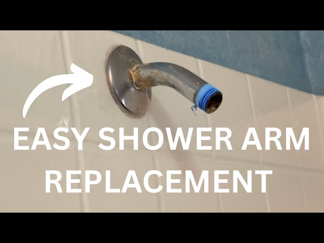 How to Remove Shower Head Arm