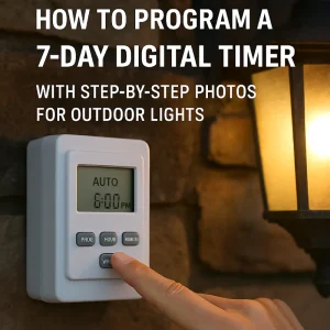 How to Set Outdoor Light Timer