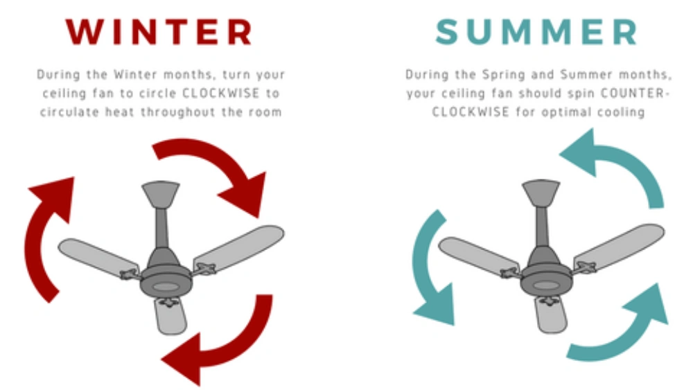 How Should a Ceiling Fan Turn in the Winter: Maximize Warmth Efficiently
